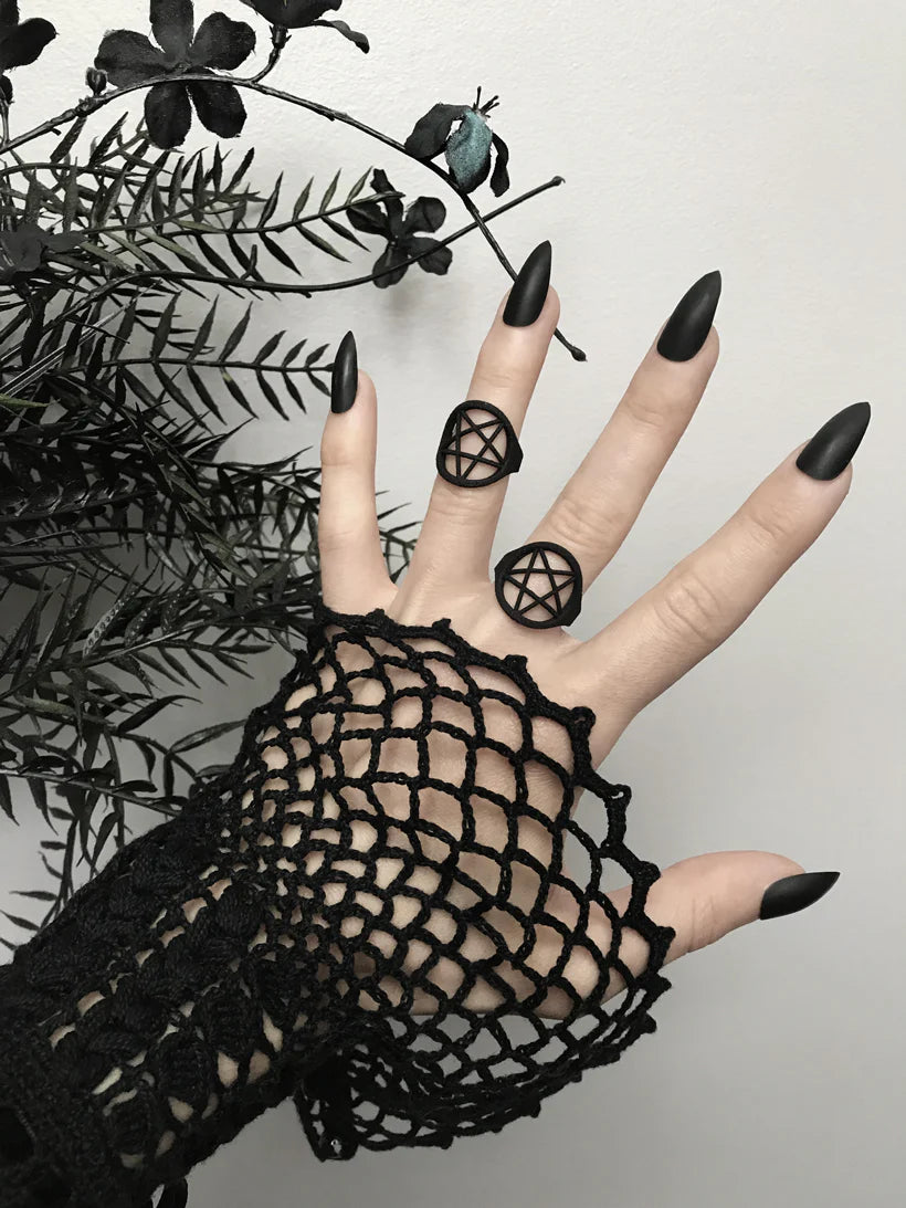 3D Printed Conjure Ring - Matte Black