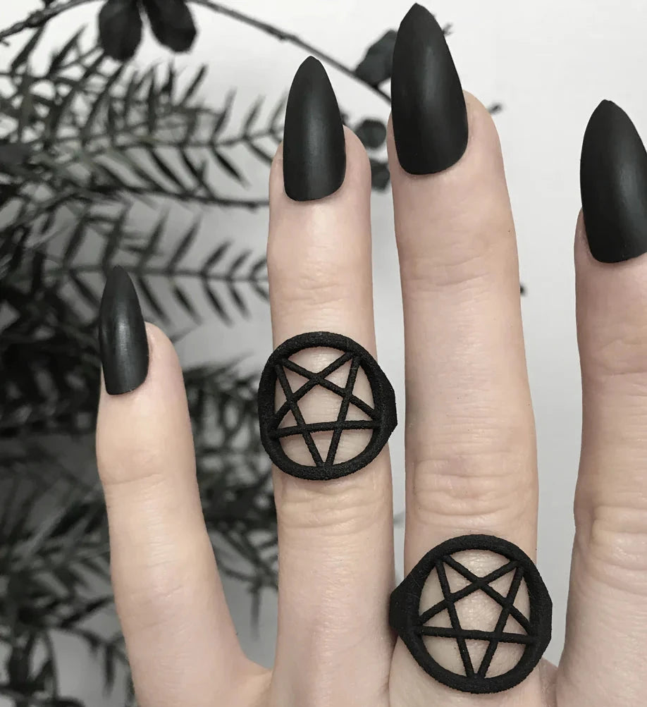 3D Printed Conjure Ring - Matte Black