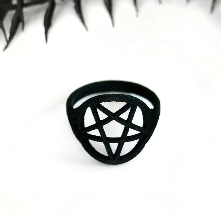 3D Printed Conjure Ring - Matte Black