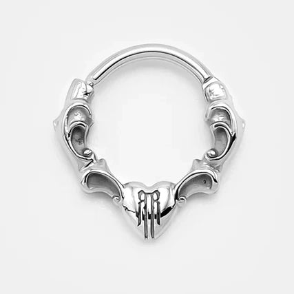 Baroque Heart Septum Clicker