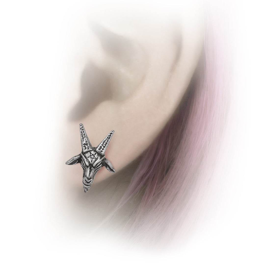 Baphomet Stud Earrings