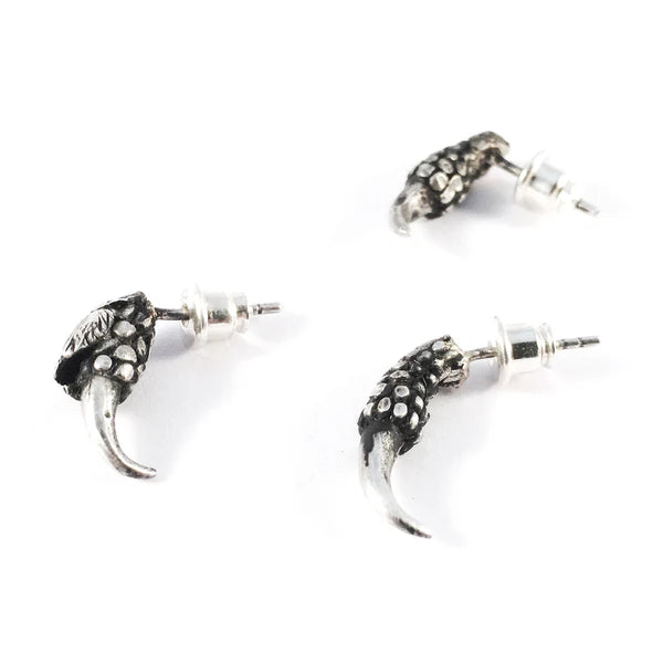 Triple Talon Silver Earrings - EC01