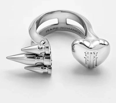 Spike Heart Ring