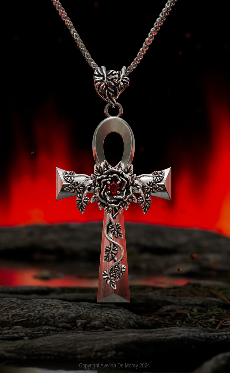 Jack Townson Vampire Ankh Pendant