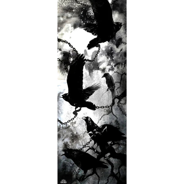 Black Bird Scarf -