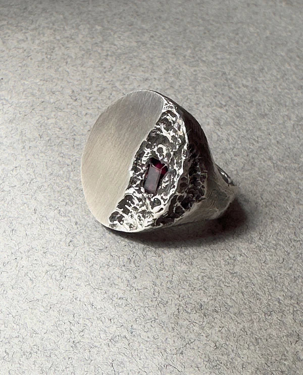 Calvary Silver Ring - RX25 – Velvet & Vein