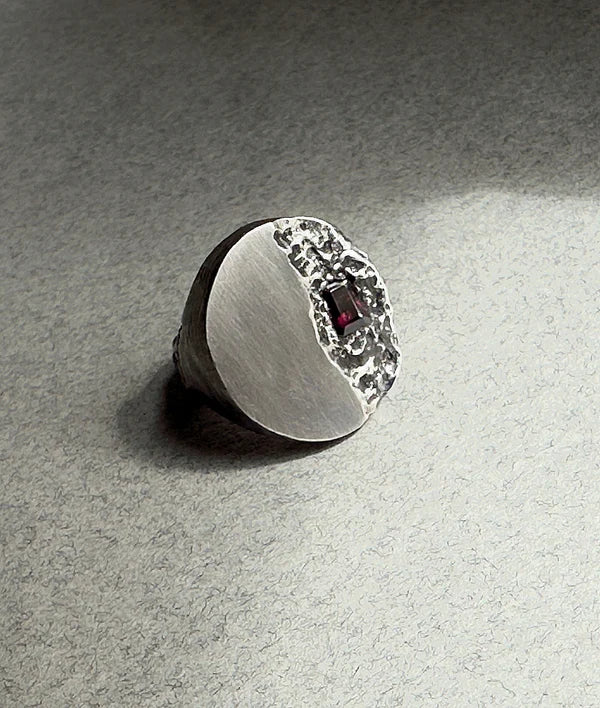 Calvary Silver Ring - RX25 – Velvet & Vein