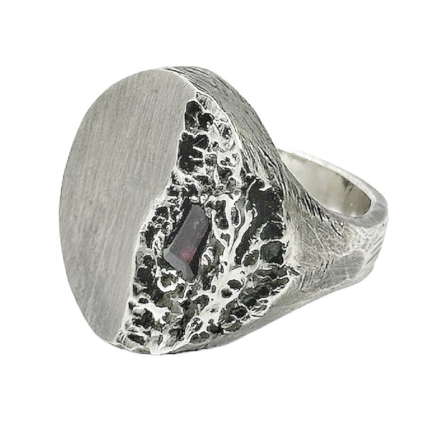 Calvary Silver Ring - RX25 – Velvet & Vein