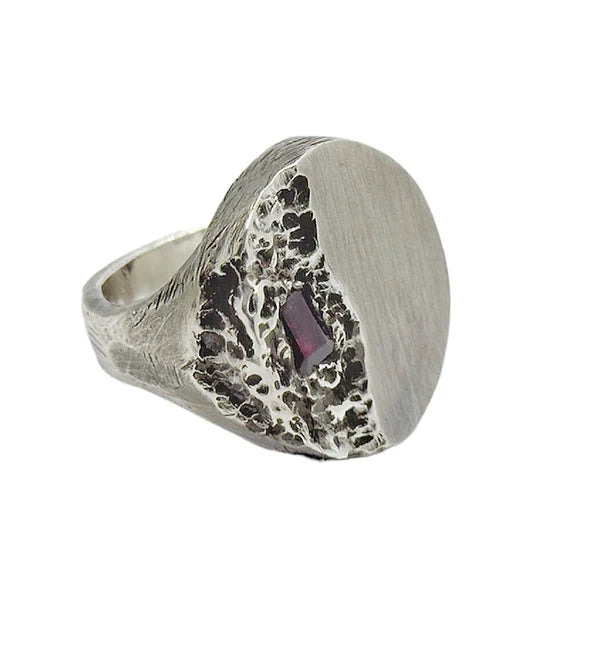 Calvary Silver Ring - RX25 – Velvet & Vein