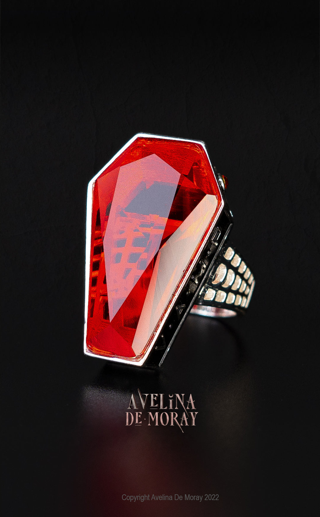 Vamp Coffin Ring