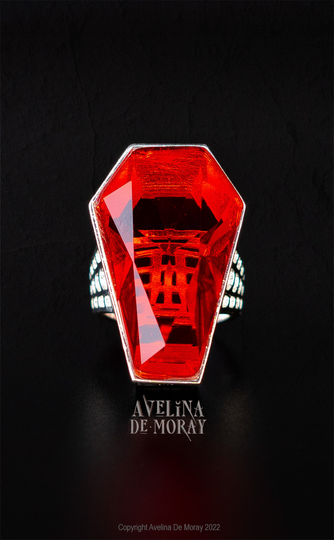 Vamp Coffin Ring