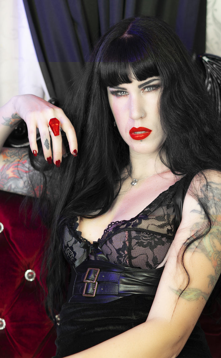 Vamp Coffin Ring