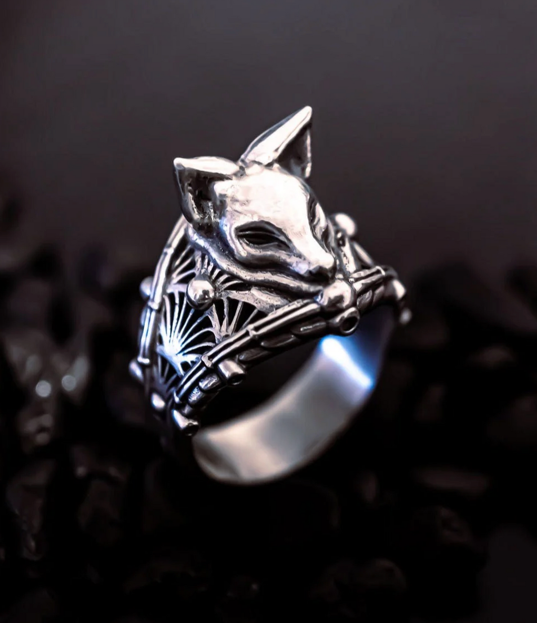 Kitsune Mask Ring