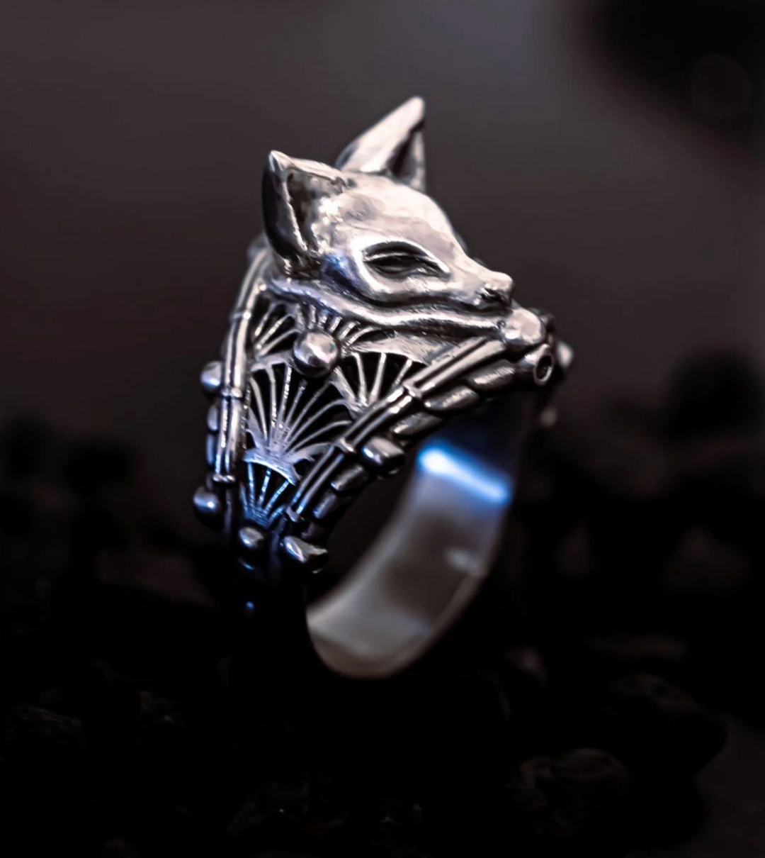 Kitsune Mask Ring