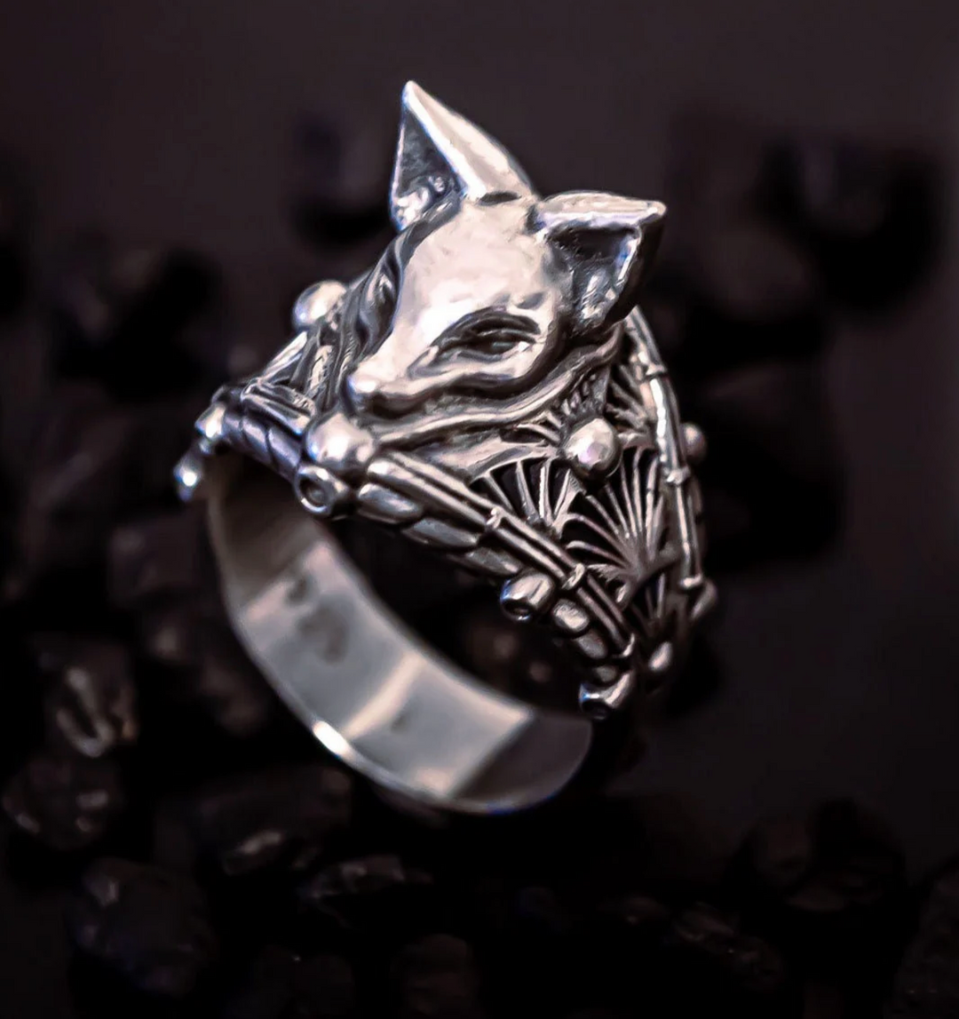 Kitsune Mask Ring