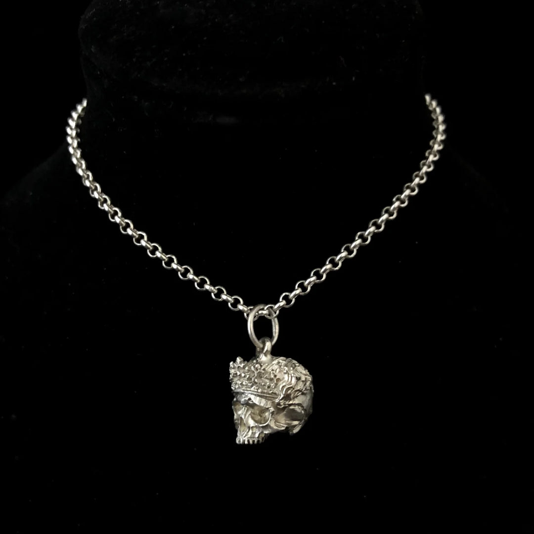 Dead Queen Necklace Silver - Ossua Et Acromata