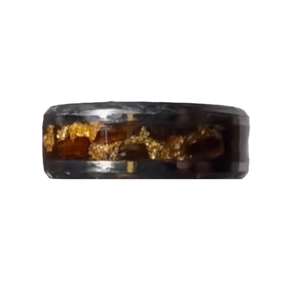 Authentic Salem Wood/Gold Ring